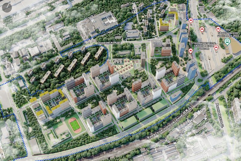01 июня 2020 года начнутся электронные общественные обсуждения «реконструкции квартала в районе Очаково-Матвеевское»