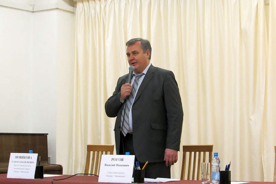 В Очаково-Матвеевском состоялась первая в 2016 году встреча главы управы района с населением