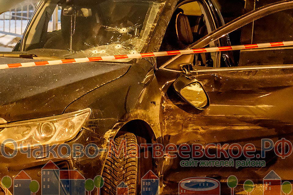В районе Очаково-Матвеевское стреляли в водителя иномарки