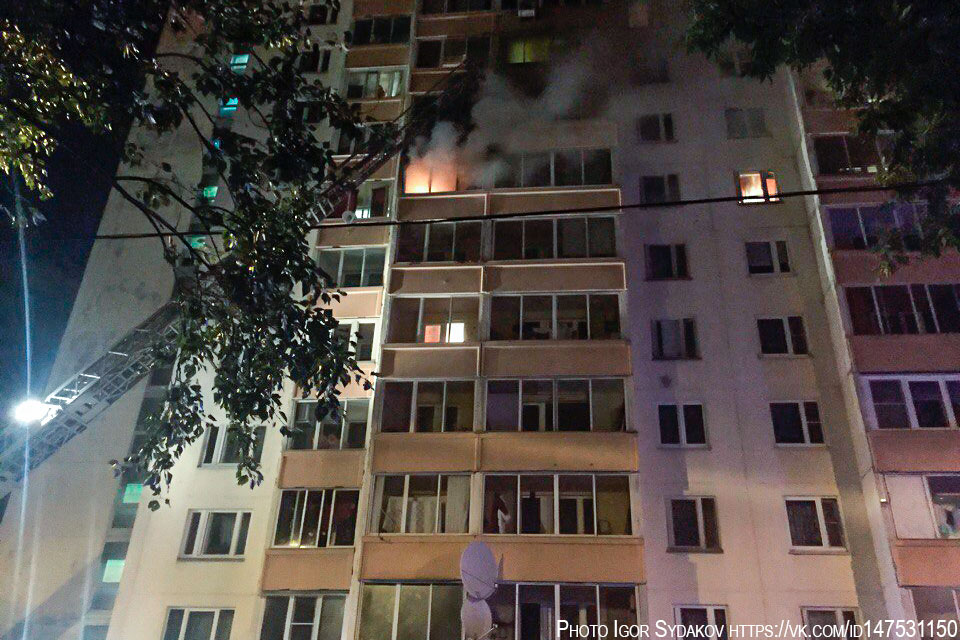 Один человек погиб при <strong class="search_match">пожар</strong>е в квартире в районе Очаково-Матвеевское