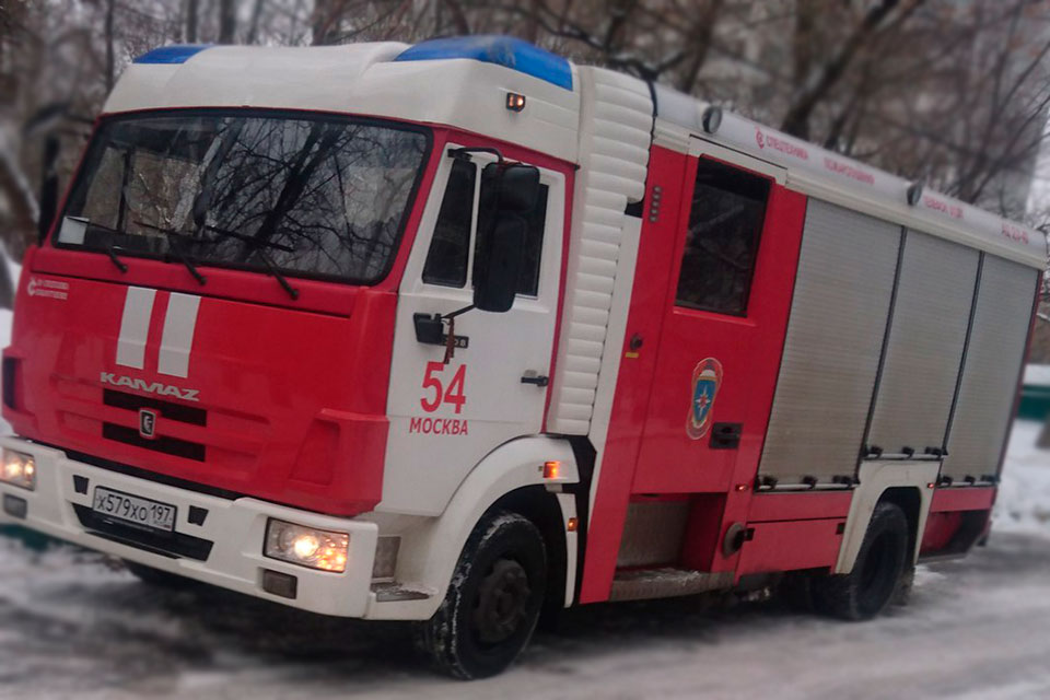 Пожар произошел в газовой котельной на западе Москвы в районе Очаково-Матвеевское