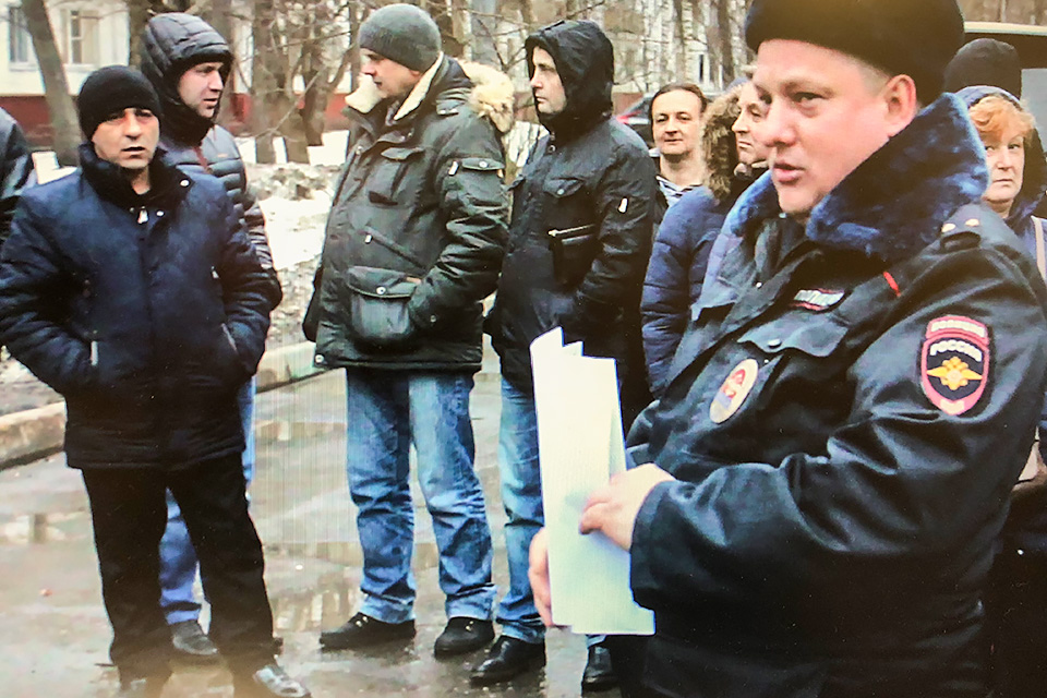 Участковый по району Очаково-Матвеевское встретился с жителями своего участка
