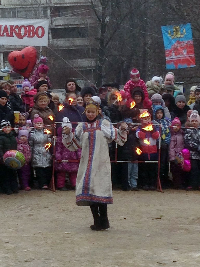 Народное гулянье в районе Очаково-Матвевское - «Всем миром масленая!»