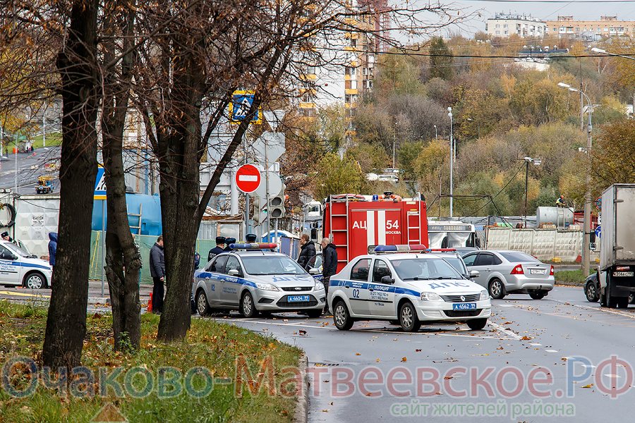 Авария на Матвеевской улице утром 15 октября 2016 года
